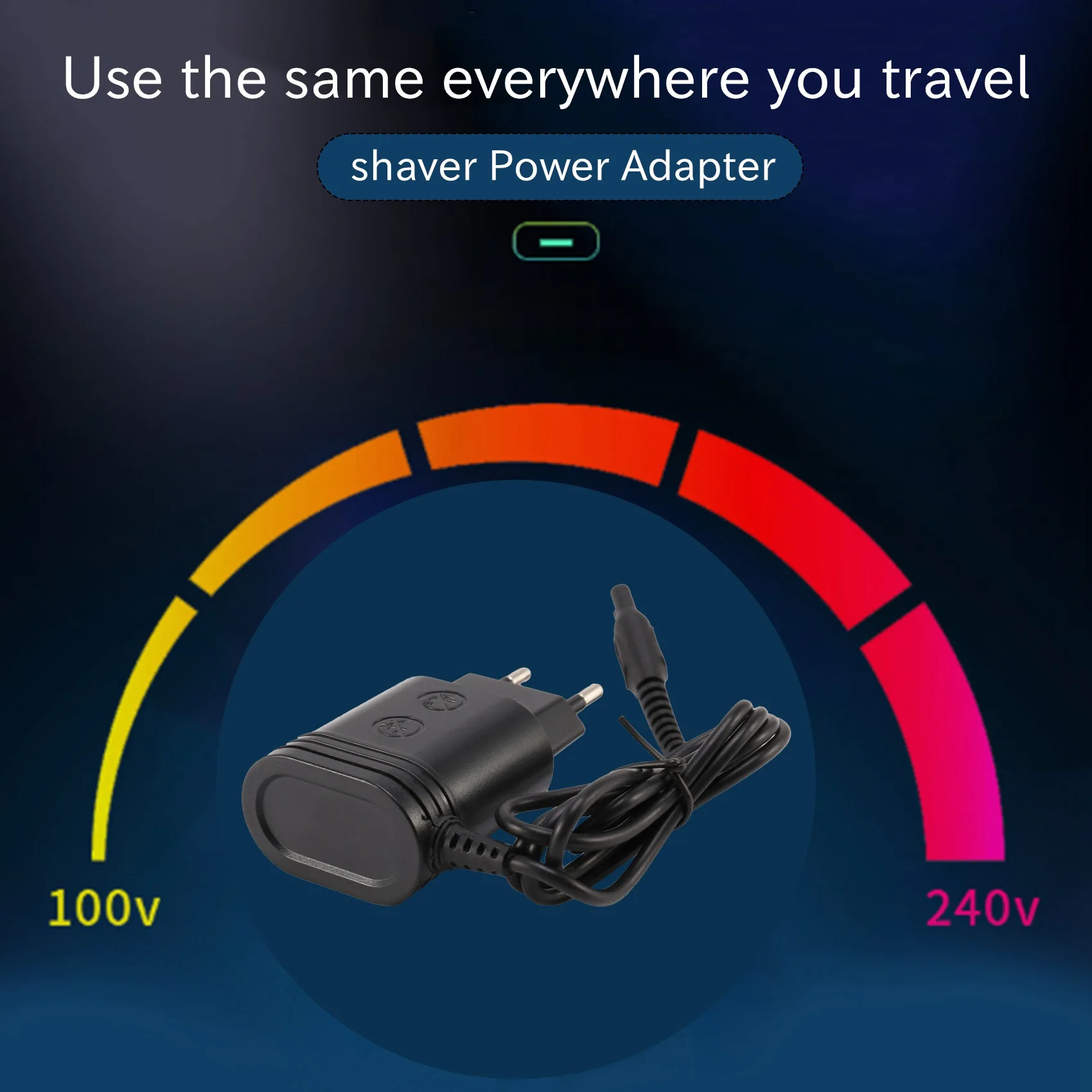 

Бритва для европейской настенной вилки, адаптер переменного тока, зарядное устройство для электробритвы Philips, адаптер для Hq8505/6070/6075/6090, бритье M, хит продаж