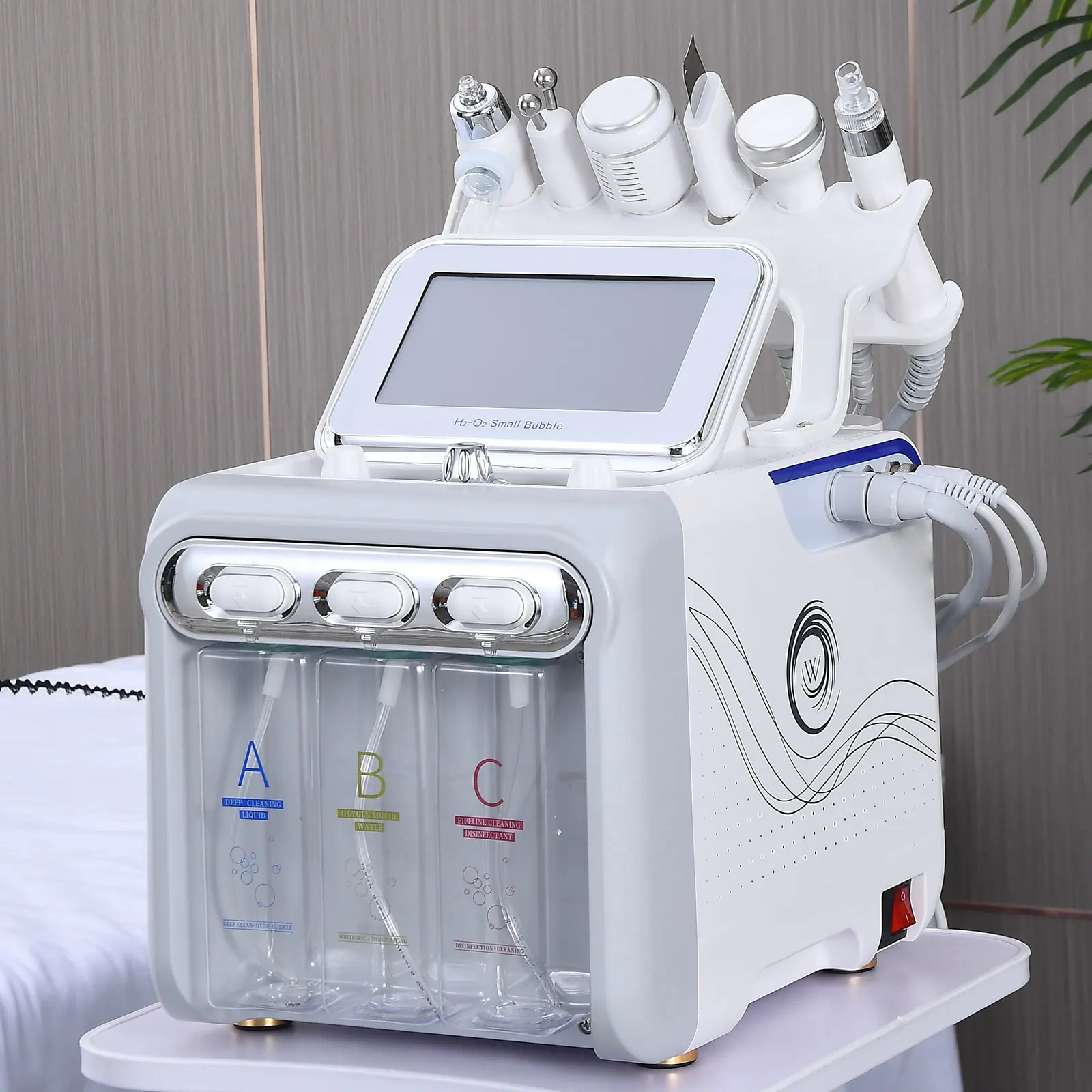 Professionelle Hydra Beauty Machine Hautpflege Gesichtspflege Radiofrequenz Gesichtsreinigung Hydra Beauty Kleine Blasenmaschine