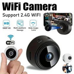 Minicámara A9 1080P HD versión nocturna, Monitor inalámbrico, videocámaras inteligentes de seguridad para el hogar, IP, WiFi, aplicación remota móvil