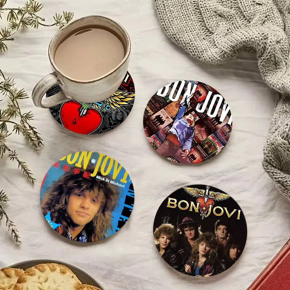 Singer B-Bon Jovi Artistic Print on Wood, Durable for Parties, Unique Holiday Housewarming Present