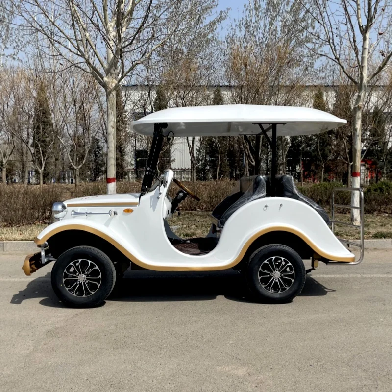 Hot Sale Fashion Classic Amusement Park Electric Retro Sightseeing Car New Energy Tourism Classic Car Convertible Antique Car