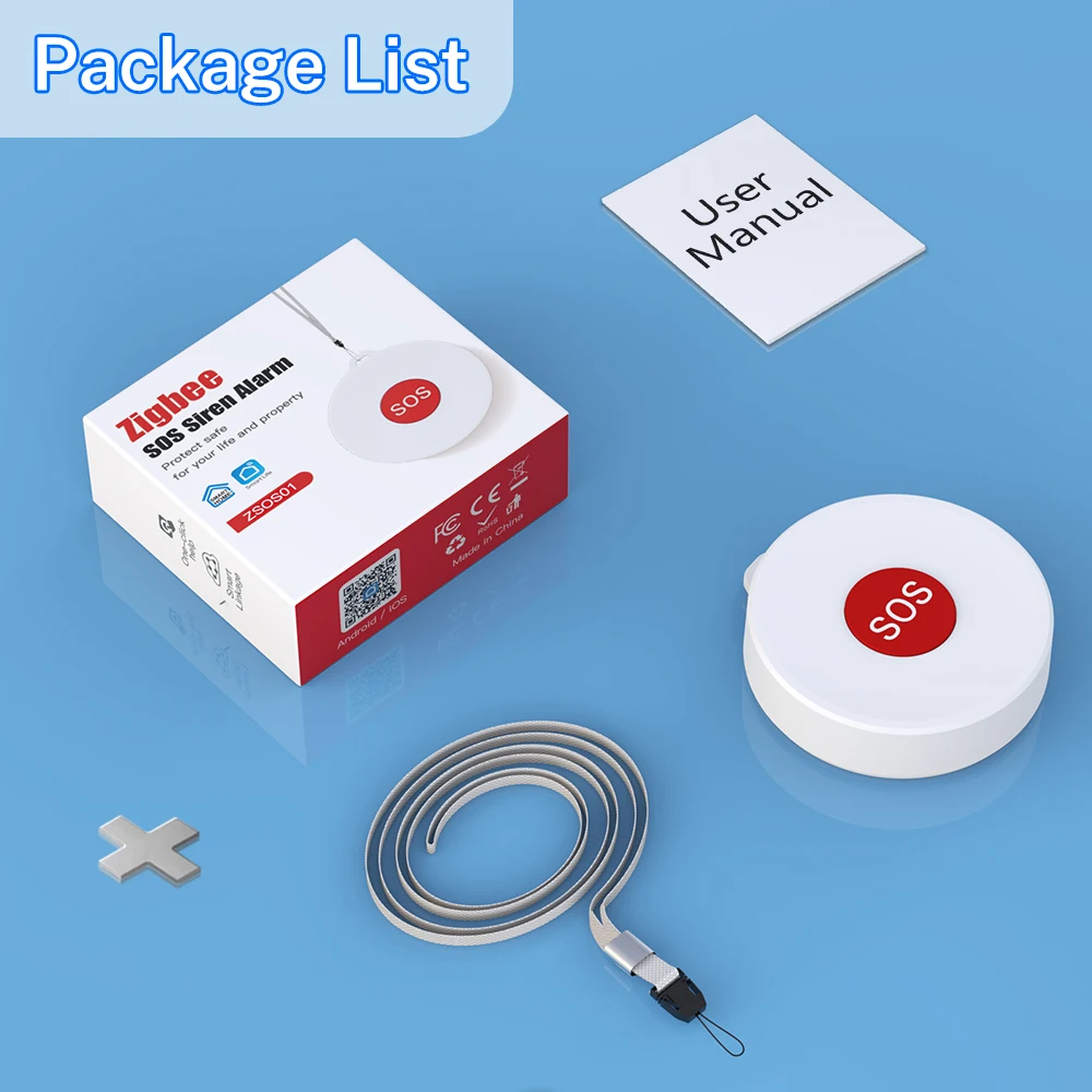 Picture 6: Tuya ZigBee Wireless SOS Button APP Remote Control Only Support Tuya Zigbee Gateway