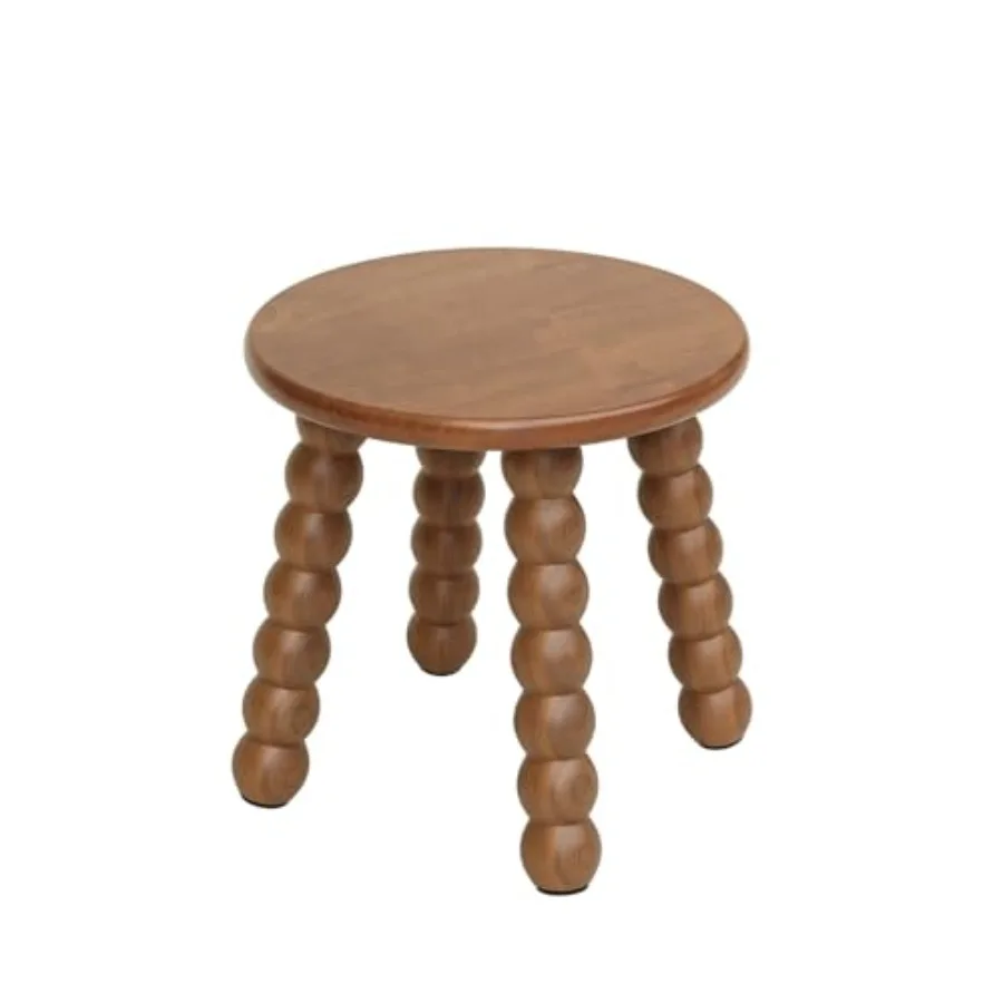 

Solid Wooden Step Stool for Adults 11 inch Small Feet Stool Non-Slip One Step Stool Sturdy Feet Stool for Bathroom Bedroom Kich