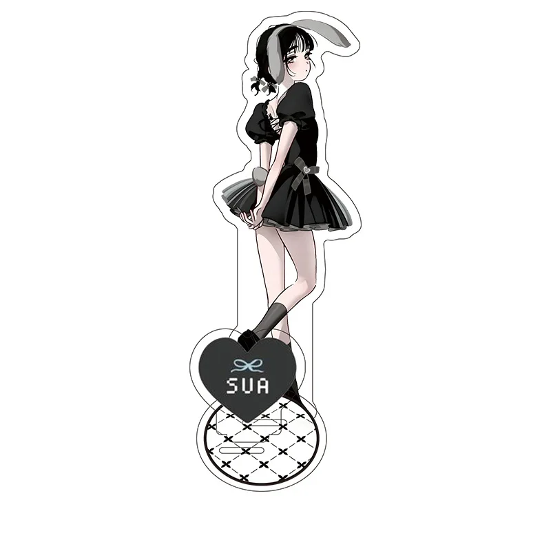 Alien Stage Anime Peripheral Acrylic Stand Model Mizi Sua Live Stage Game Desktop Ornament Collection Birthday Gift