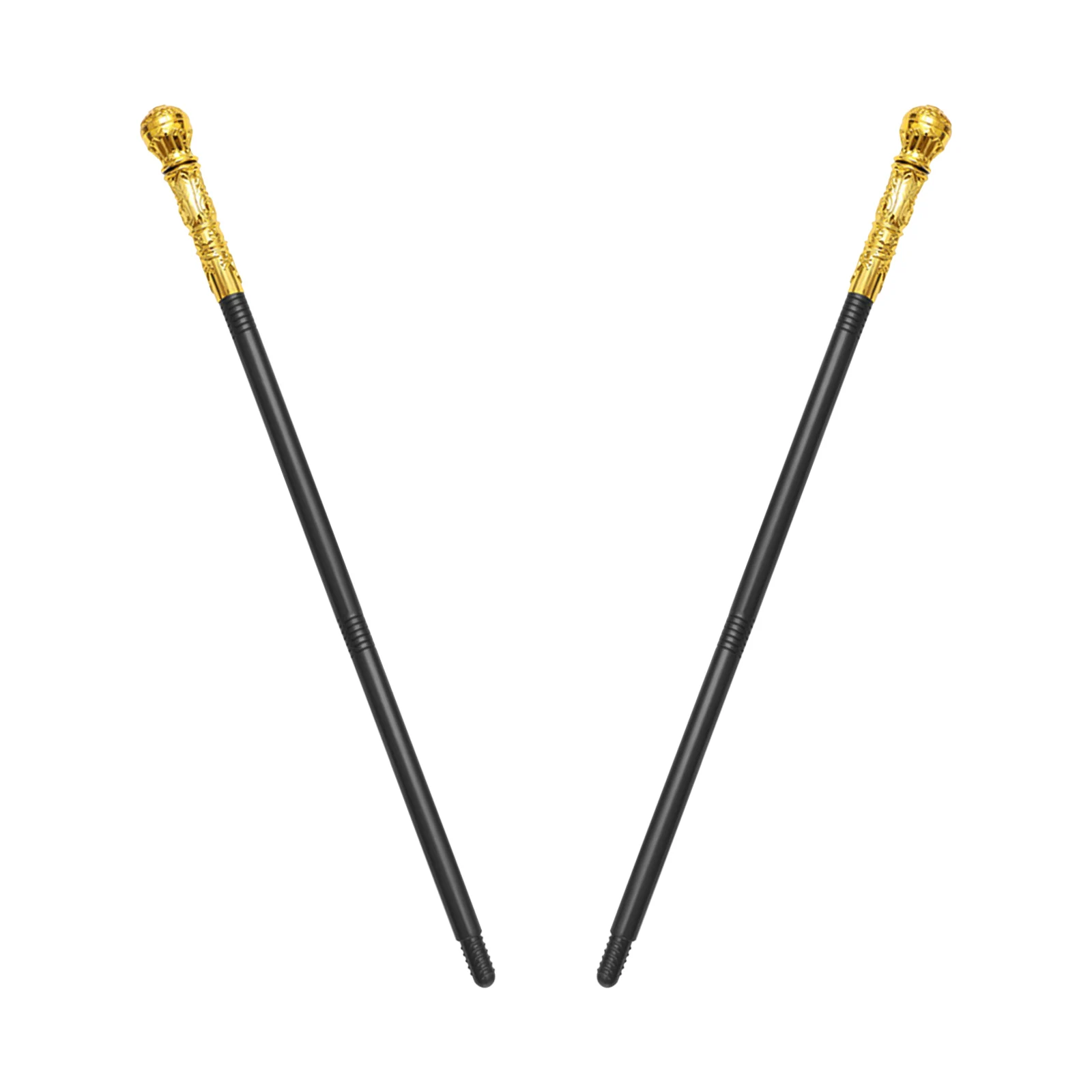 2 stücke Kunststoff König Zepter Leichte Abnehmbare Dekorative Spazierstock Für Halloween Cosplay Party Bühne Prop Zubehör