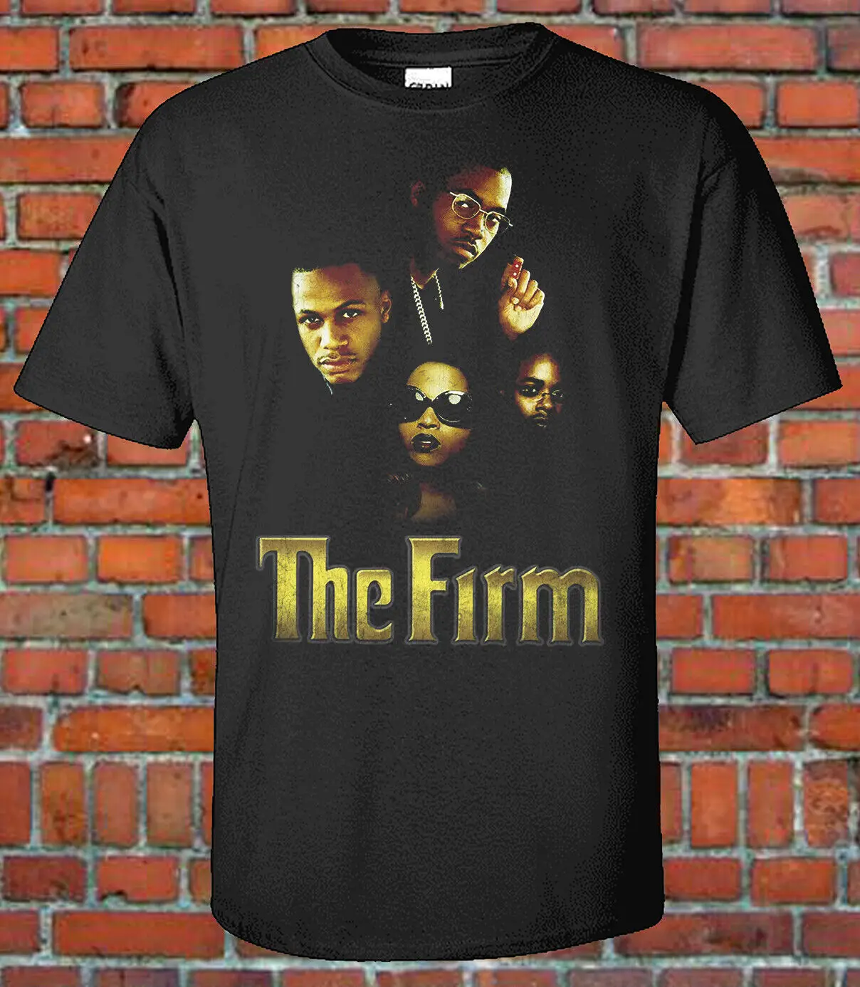 The Firm 90s Style Bootleg Vintage Rap Tee Hip-Hop Classic EXCLUSIVE