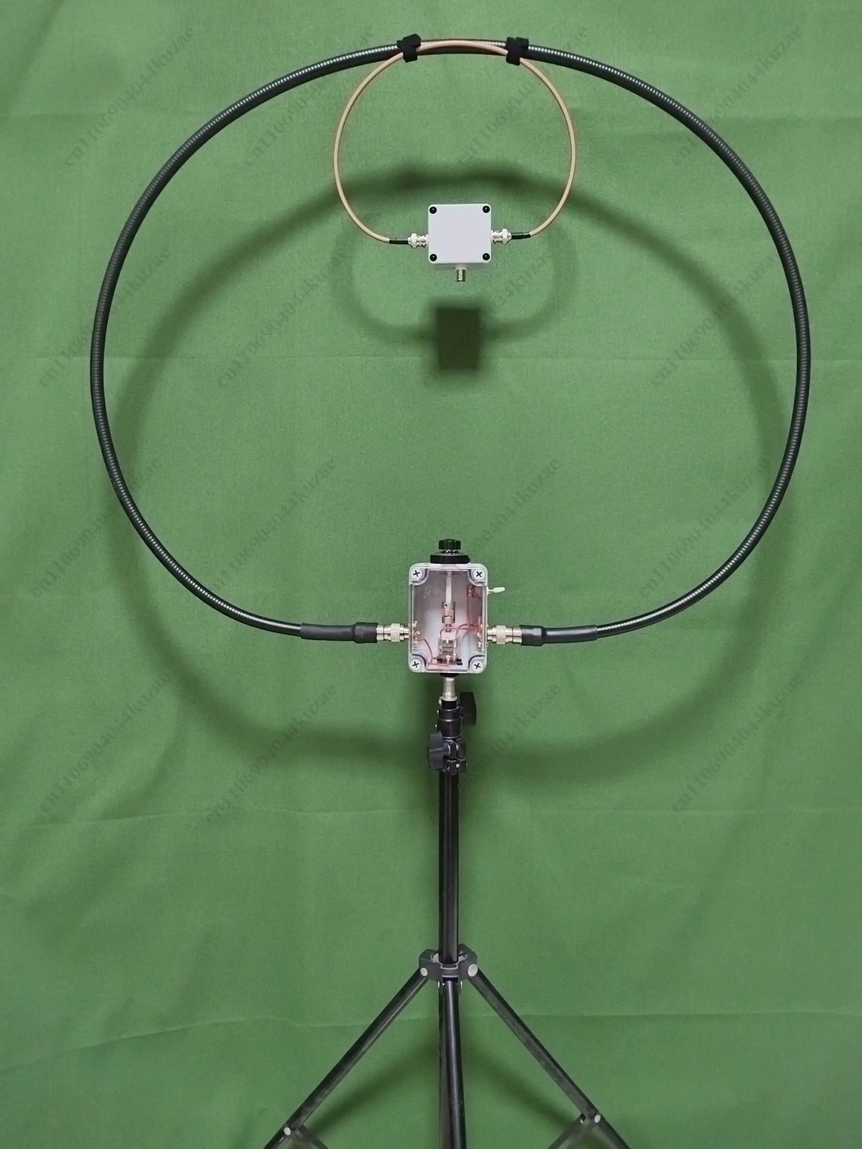 MRA-821 2024 Transparent Small Loop Antenna, 20W 3.5-22MHZ for Shortwave Radio