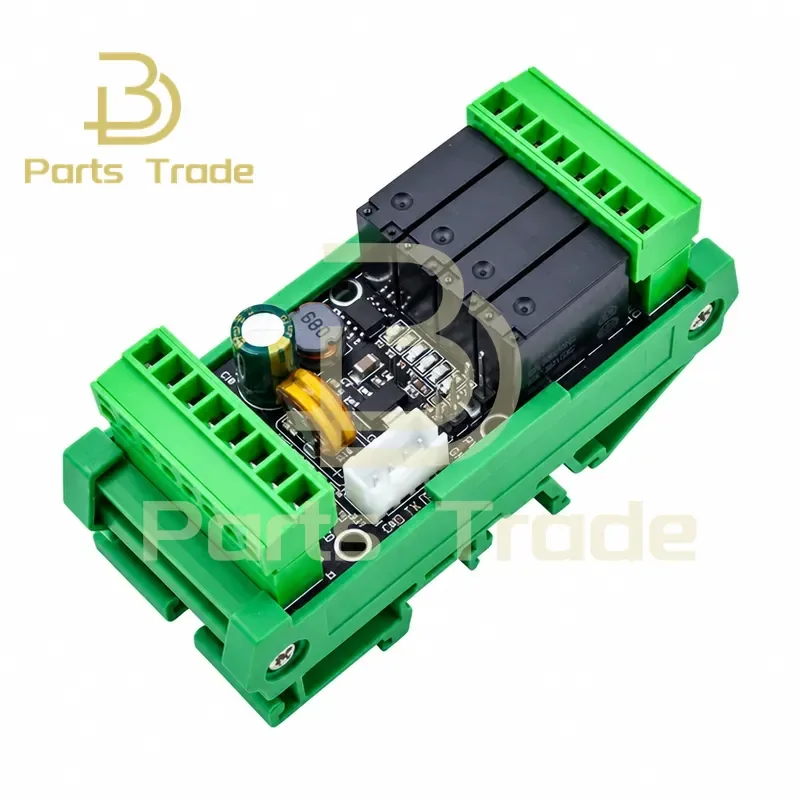 For FX2N 6MR 10MR 14MR 20MR 6MT 10MT 14MT 20MT PLC Board With Shell High Speed Count Analog 2AD 0-10V DC24V Relay Transistor