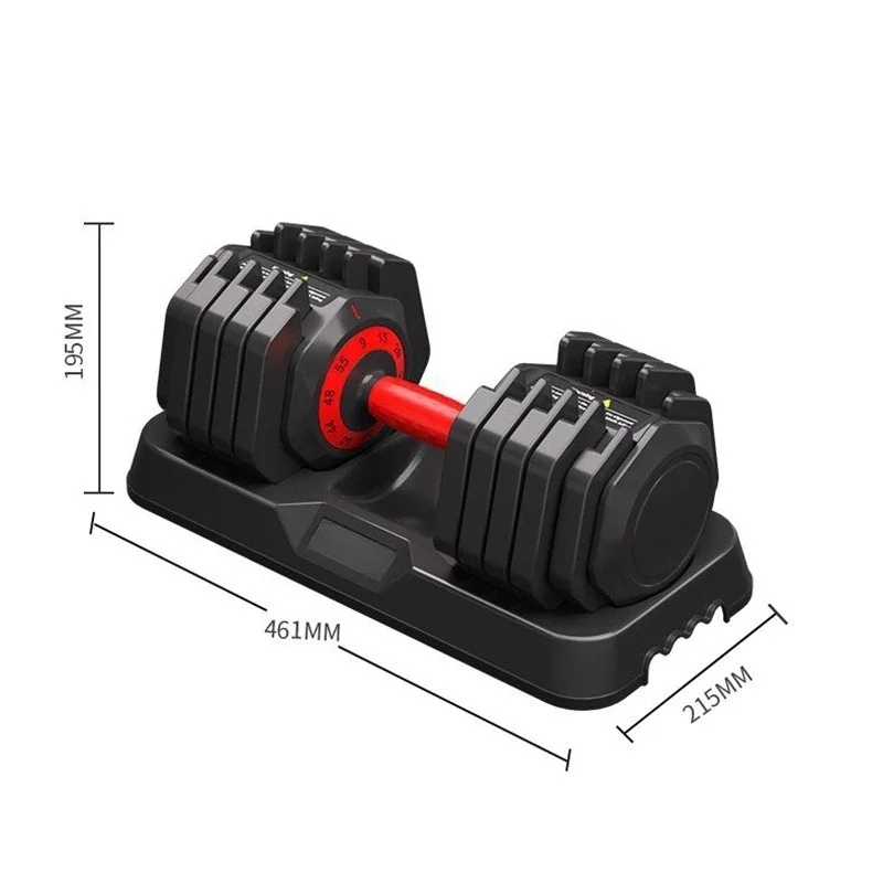 Promotional Sale Adjustable Dumbbell Men's Home Fitness Equipment Cast Iron Arm Strength Training Dumbbell 28kg