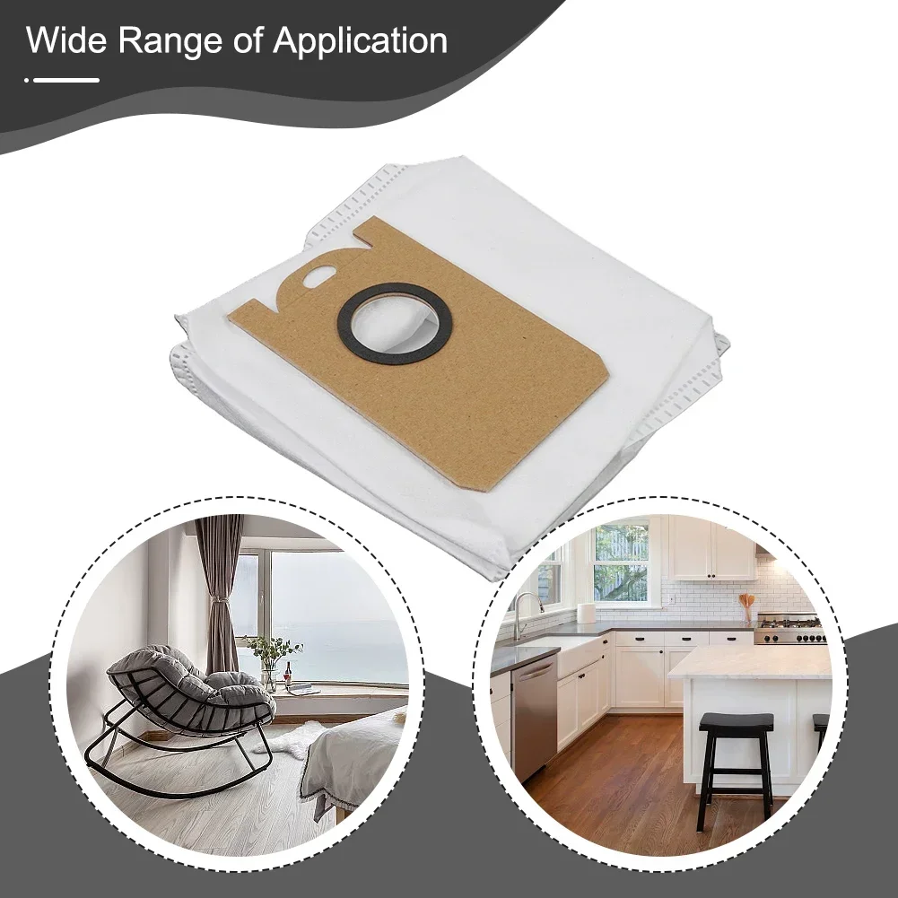 6 buah kantong debu untuk Pro, dapat digunakan kembali untuk AIRROBO + Robot penyedot debu Aksesori pengganti