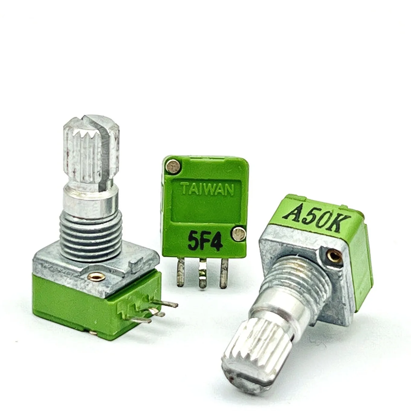 Original New 100% RK09 Precision Potentiometer Single Audio Tuning A50K B50K Axis Length 15MM 3Pin (SWITCH)