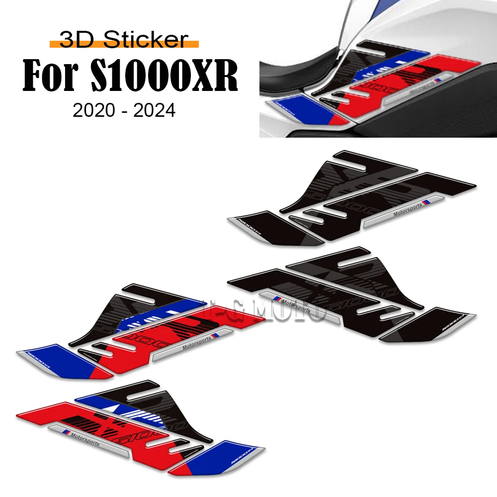 

For BMW S1000XR S 1000 XR S1000 M1000 M1000XR Motorcycle Protector Tank Knee Pad Grips Gas Fuel Oil Stickers Decals 2020-2024