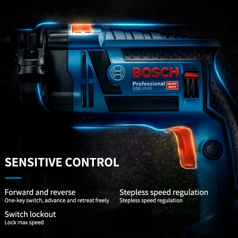 BOSCH GSB 13 RE Electric Impact Drill Portable Compact Powerful Woodworking Professional Power Tools