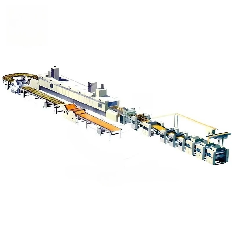 Customized Automatic Cracker Biscuits Machine Manufacturing Production Line Making With Tunnel Oven Commercial Equipment