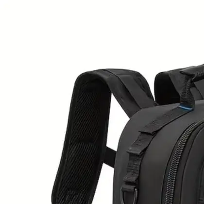 Workshop Tool Bag Multi Pocket Tool Carrier Movable Base Tool Bag Extended Wear Comfort Padded Compartments Rubber Feet Base