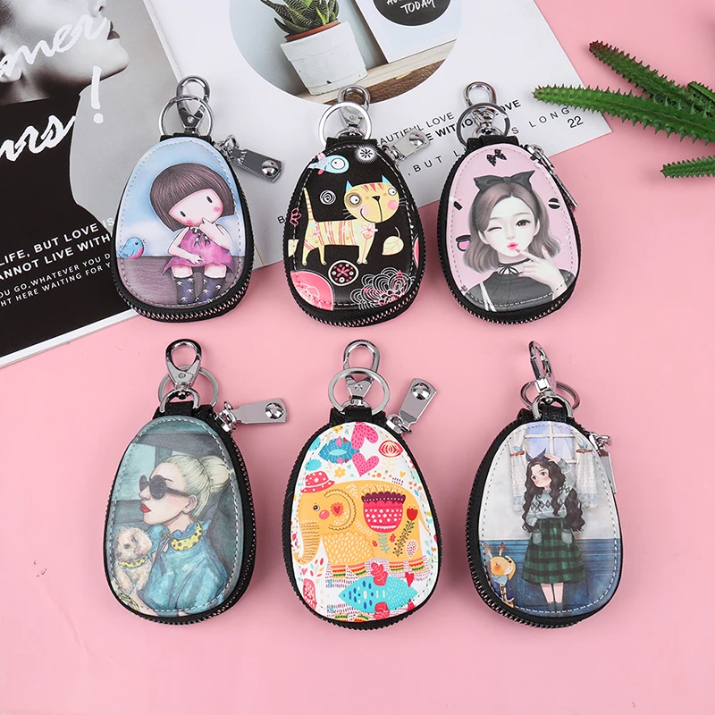 Fashion Cartoon Women Coin Wallets Key Bag Girls Purses Key Case Car Key Bags