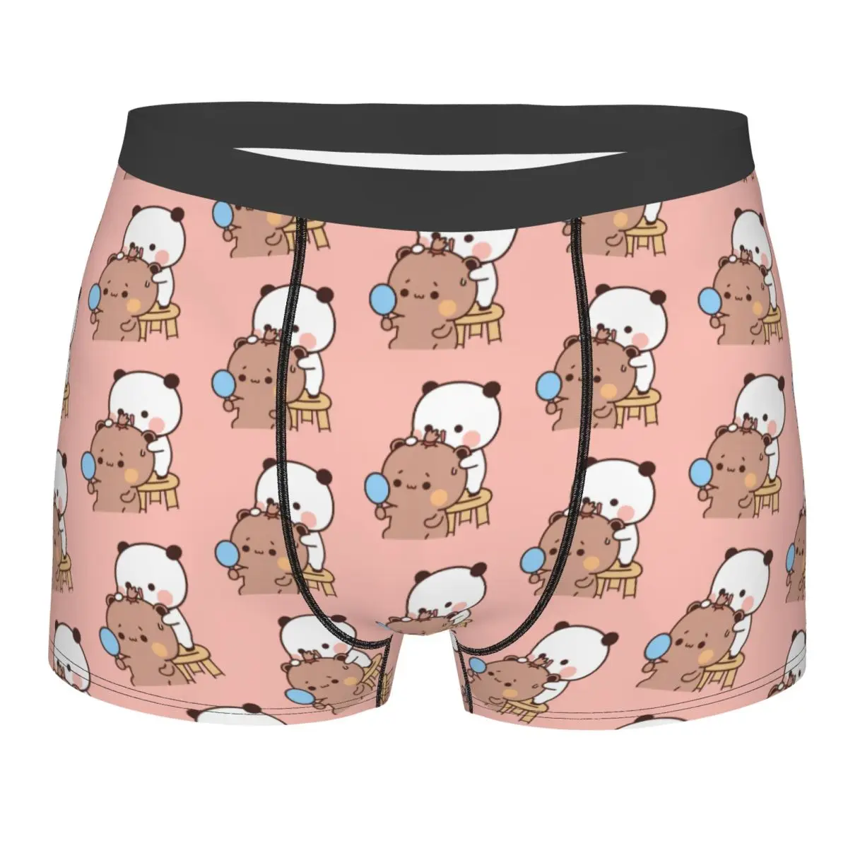 

Мужское нижнее белье с героями мультфильмов Bubu Yier, новинка, трусы-боксеры, шорты, мужские мягкие трусы