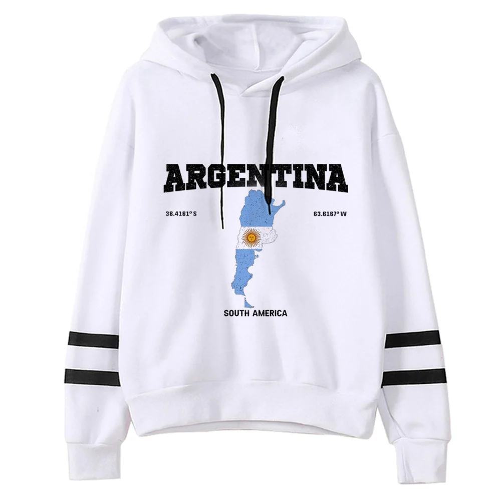 Argentina hoodie streetwear modern style comic clothes for teens funny casual wear girl tracksuits hoddie harajuku patterned