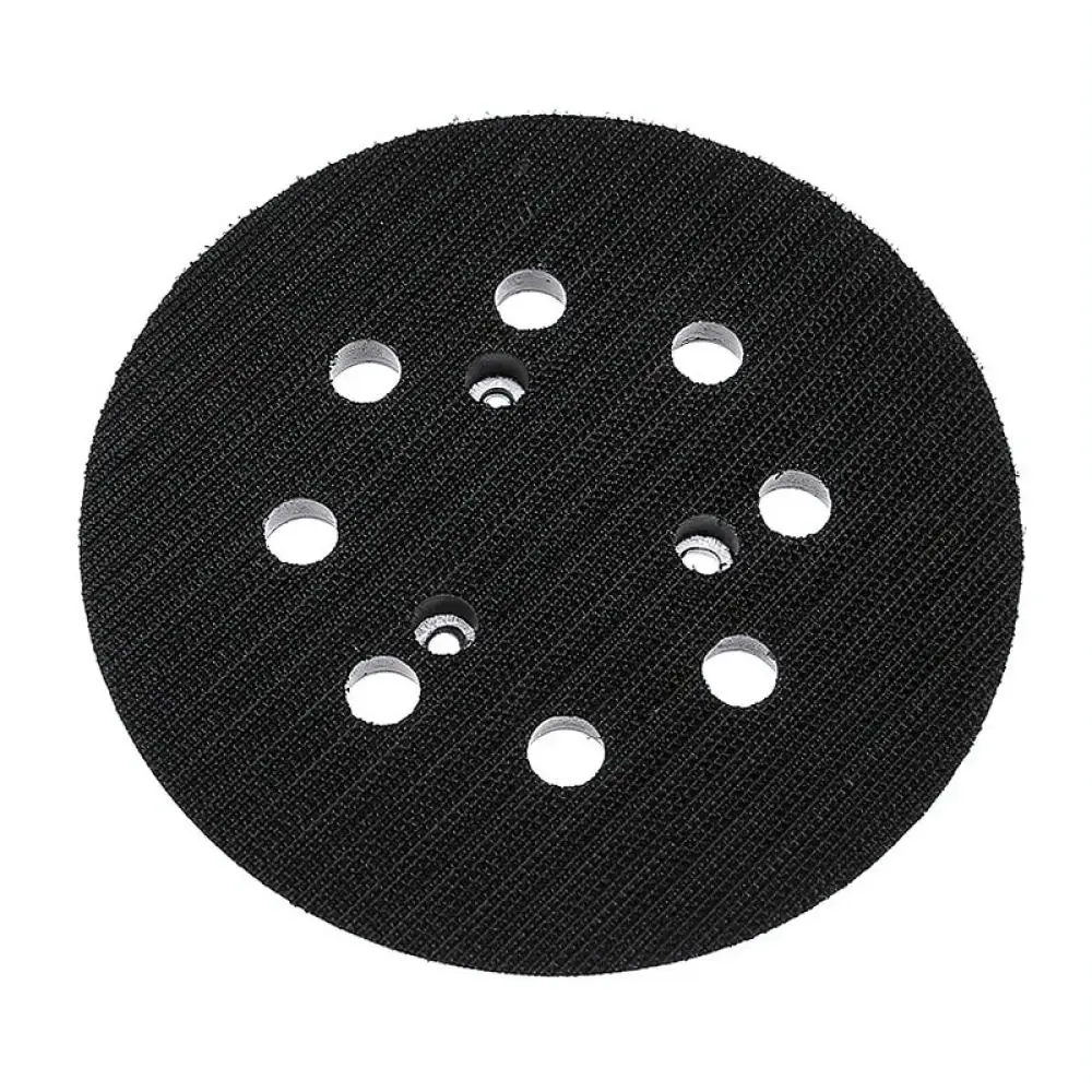 Polishing Machine Base 5 Inch For For Makita Sander 8 Hole 3 Eye Hook Loop Sanding Pad Electric Power Tool Accessory