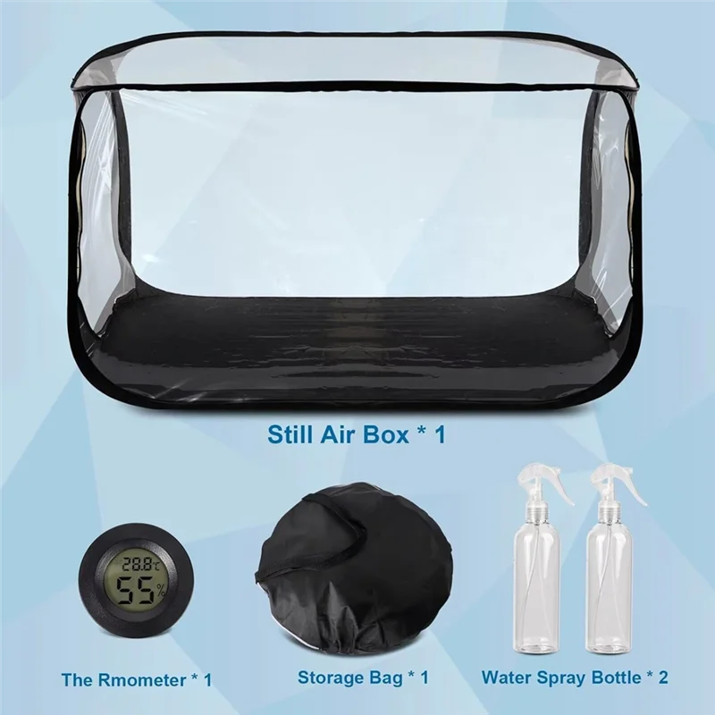 

CTHO-Large Still Air Box Mushroom Grow Tent — большая рабочая станция для очистки воздуха размером 38x20x25 дюймов, вытяжка для мешков для выращивания грибов