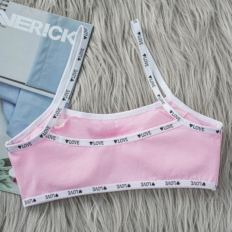 Children's Bra Development, Bandeau Junior High School Students, Pure Cotton Vest, Underwear, 9-14 Years Old, Chest Wrapping