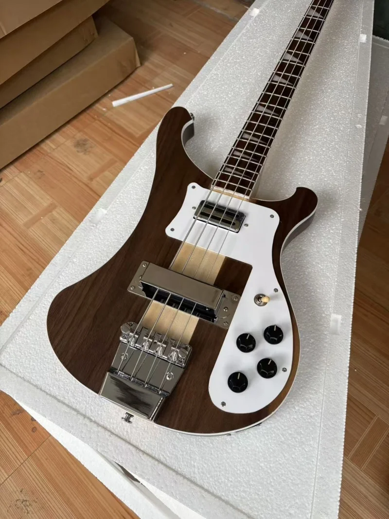 

In stocks, 4-string Rick bass, walnut body, maple neck attached to the body, matte finish, free shipping