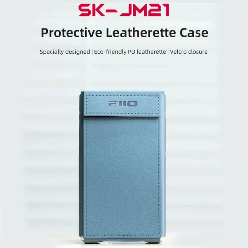 FiiO JM21 MP3 Player Case, PU Leather Velcro Protective Cover