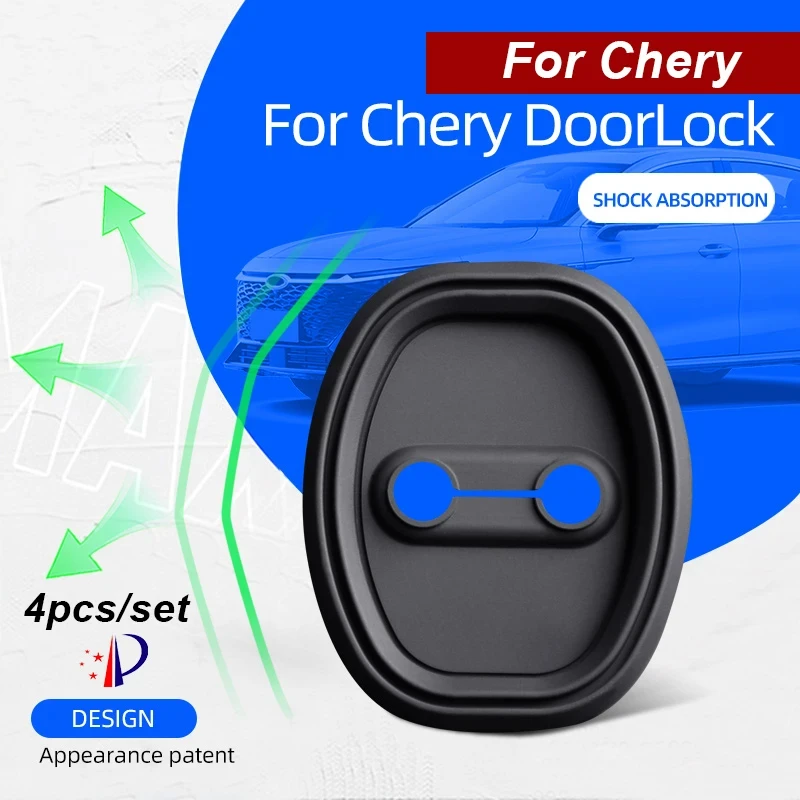 

Silicone Car Door Lock Protective Cover For Chery Tiggo 8 8PLUS Tiggo 7 5X Arrizo 8 Jetou X90 PLUS Chery Showjet Accessories