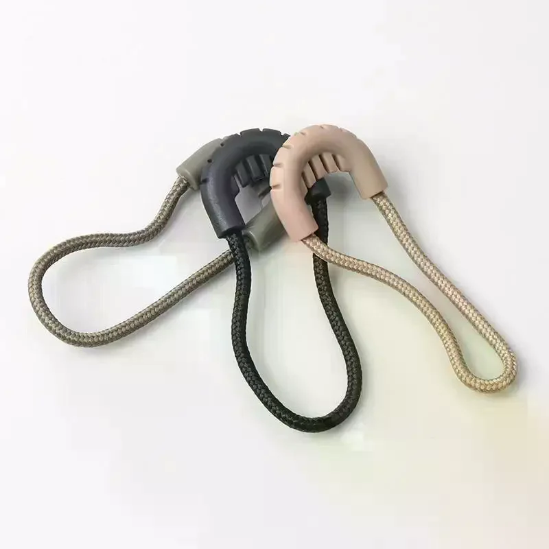 Replacement Zipper Pull Puller For Bag Suitcase Backpack Tent Zipper Ropes Clips Lock Zip Slider Apparel Accessories 5Pcs