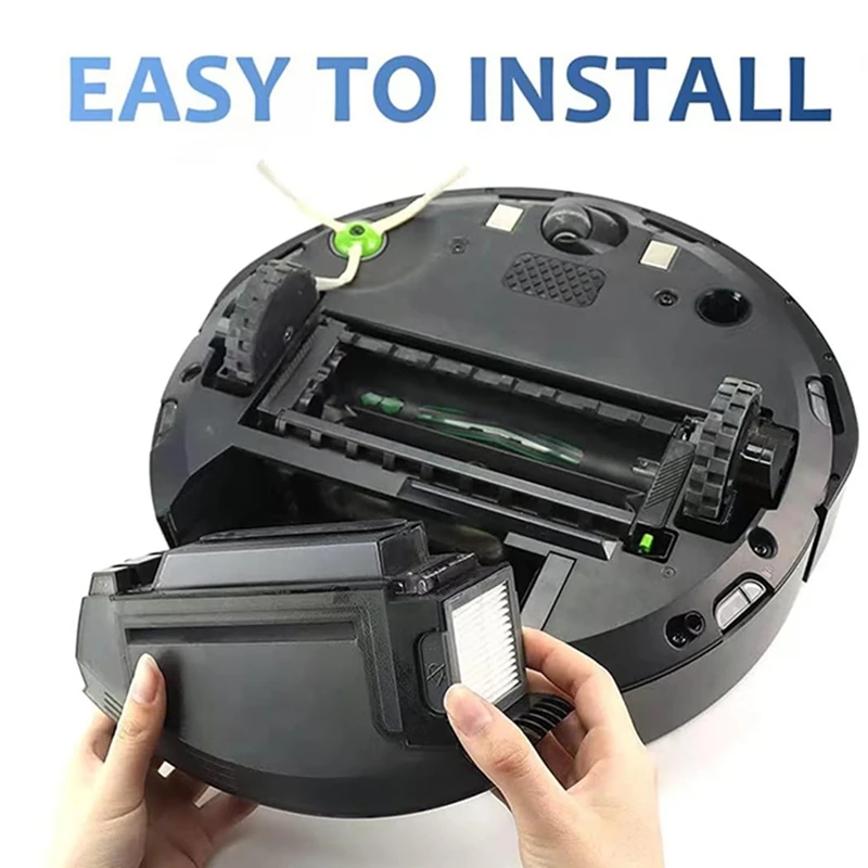 Filter HEPA untuk Irobot Roomba Evo I,E,J Series:E5 E6 E7 I1 I3 I4 I5 I6 I7 I8 J7 dan semua Plus penyedot debu robotik