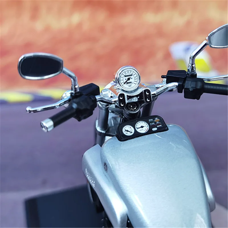 1:12 YAMAHA Vmax Model Motocykla Sportowego z Odlewu Stopu Metalu, Model Motocykla Wyścigowego z Metalu, Wysoka Symulacja, Prezent dla Dzieci