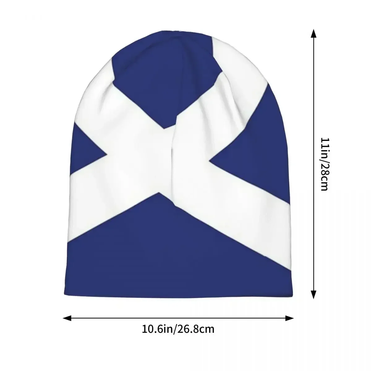 Scotland Flag Men Women Adult Beanies Caps Knitted Bonnet Hat Warm Fashion Autumn Winter Outdoor Skullies Hats