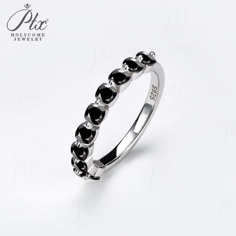Kissenförmiger Ring 3mm Labor-Gezüchteter Moissanit D Weiß/Schwarz/Champagner/Grün/Aquablau Farbe 925 Sterling Silber Holycome Schmuck – Detail 14