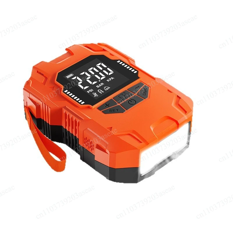 Portable 12V electric air pump DC rubber boat surfboard car cigarette lighter high pressure air pump with battery