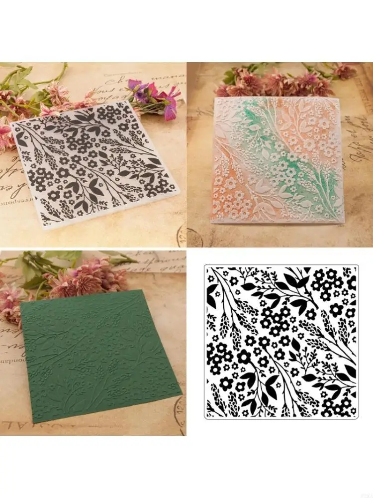   Craft Embossing Tool With Pattern Sturdy Plastic Template for Card Designs