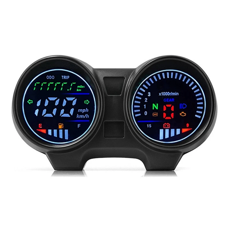 For Brazil For TITAN For Honda CG150 2004-2009 Fan150 Digital LED Electronics Motorcycle Temperature Meter Speedometer