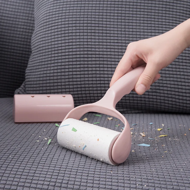 Sticky Roller Dust Wiper Remover Pet Cat Dog Clothes Tousle Remover Tearable Wash Lint Roller Bed Hair Cleaning Sticking Brush