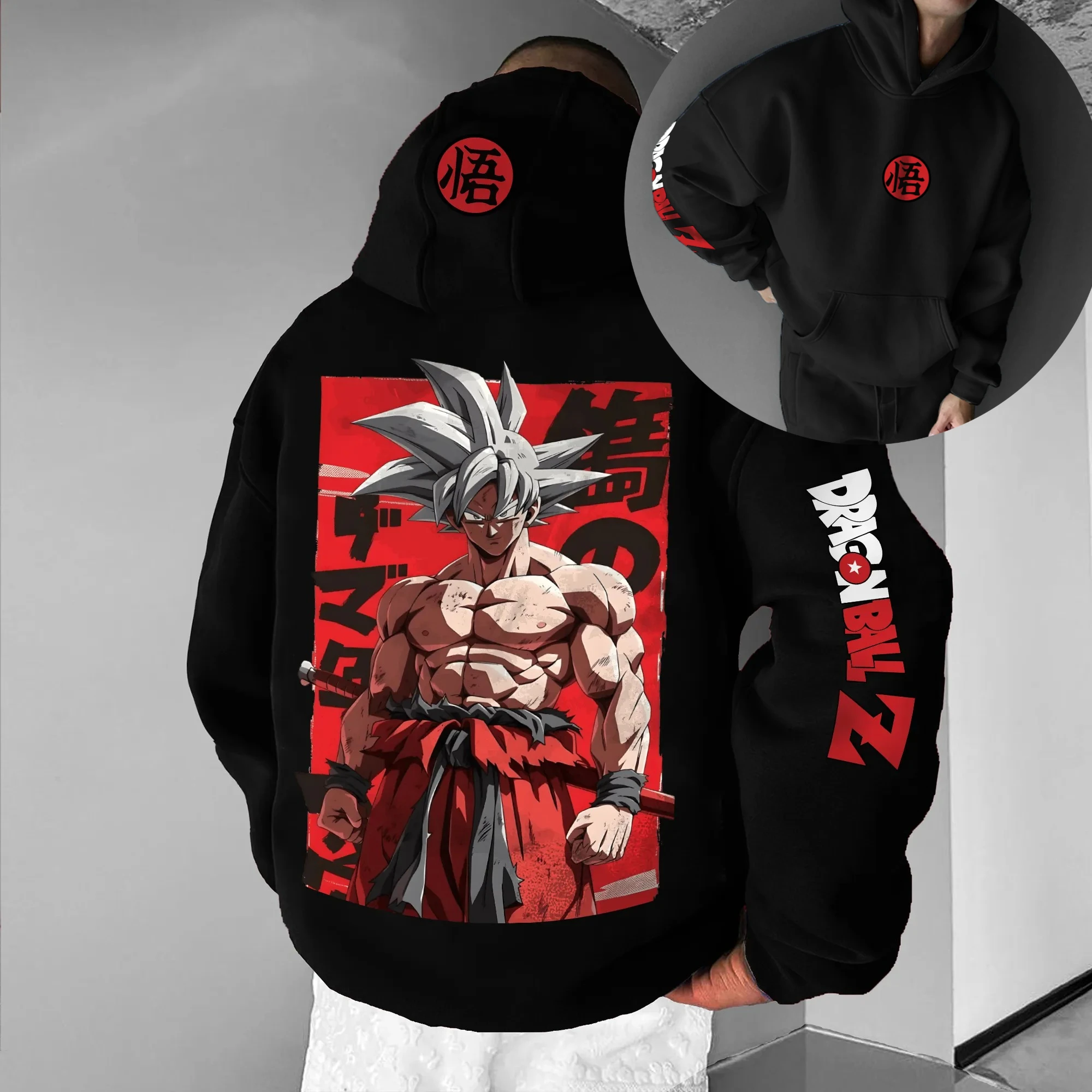 

Dragon Ball осень и зима японские горячие крови анимационные классические персонажи удобные толстовки для мужчин и женщин пар