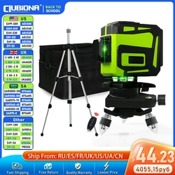 Clubiona IE12C set with 360 Rotary Base Green Beam Cross Line Laser Level 3D Self-Leveling Cross Line Laser With Remote Control