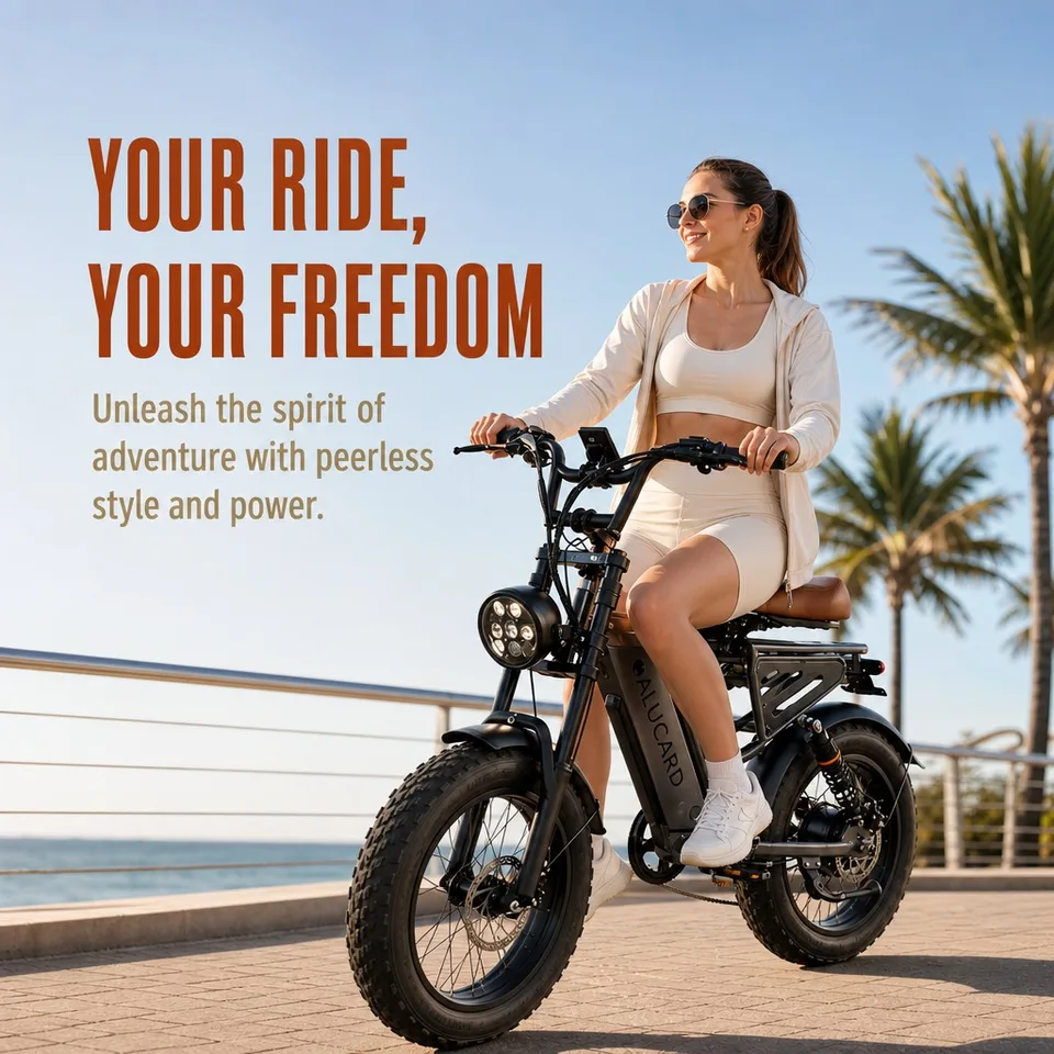 Adult Electric Bicycle, 20-inch Wide Tires, 750W Motor, 48V 13Ah Battery, Top Speed 45-50 Km/h, Dual Suspension.E Bikes，E Bike Electric，Bike Electric，Dirt Bike，Electric Bike For Adults image 9