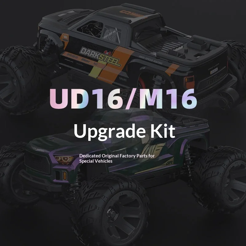 Udirc M16 1610s Upgraded Accessories Tire Pullrod Drive Shaft Swing Arm Differential Butterfly Frame Rear Wheel Seat