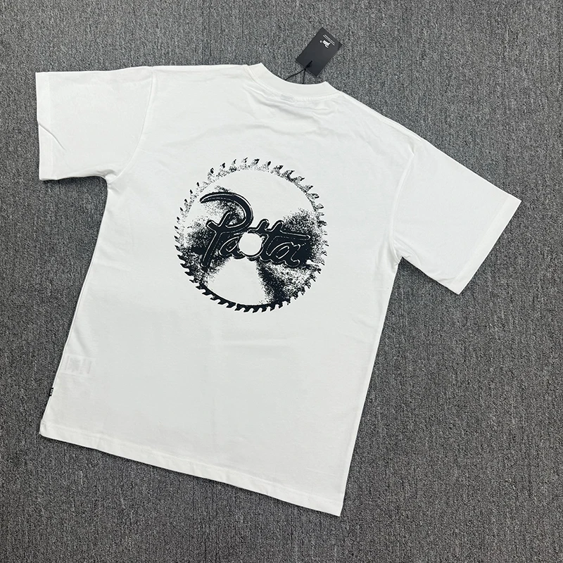 Y2K Street PATTA T-shirt Loose Round-neck Cotton Short-sleeved Unisex Letter Pattern Print Tee Shirt