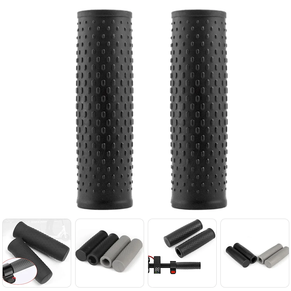 

2Pcs Premium Silicone Scooter Handle Grips Non-Slip Ergonomic Design Vibration Dampening Handle Cover for Enhanced Control and