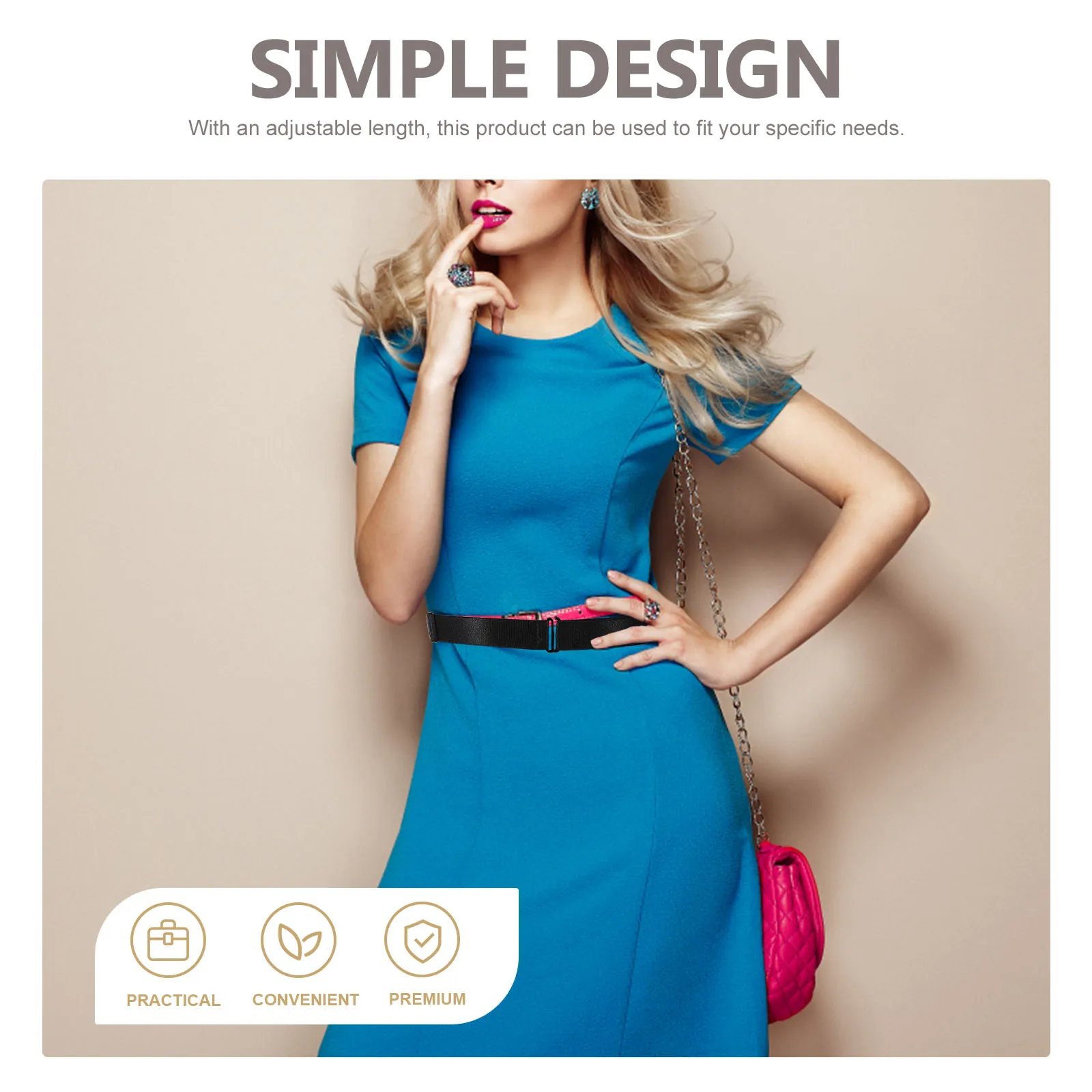 

2pcs Adjustable Bands Adjustable Crop Tuck Band For Band for Women Crop Tool For Shirt Shirt Tuck Tops Wardrobe