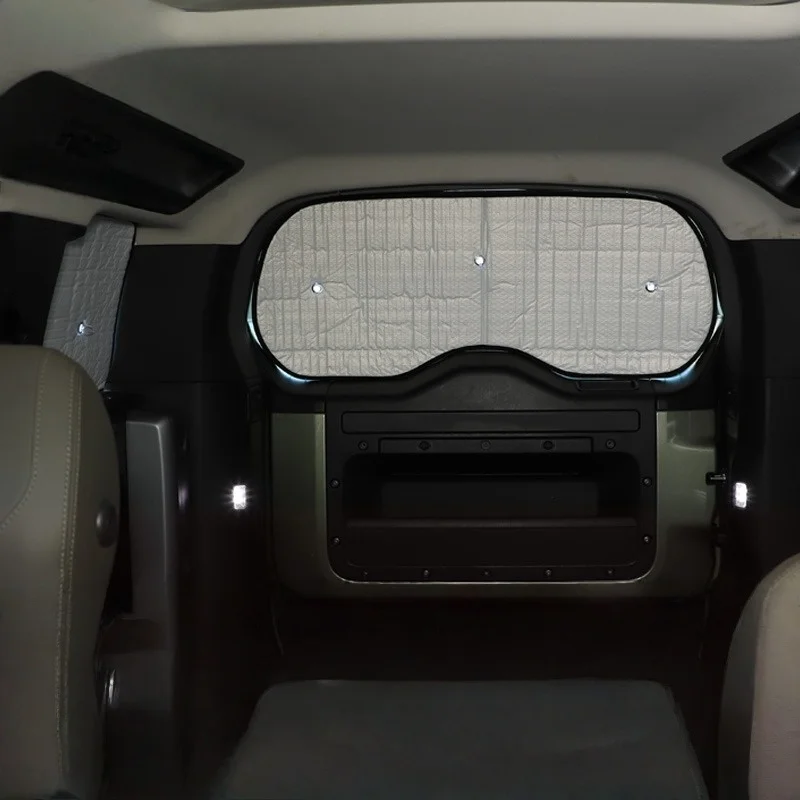 

Car Front Windshield Sunshade & Car Sun Shade Full Rear Window Shades for Land Rover Defender110 2020-25 UV Rays Visor Protector