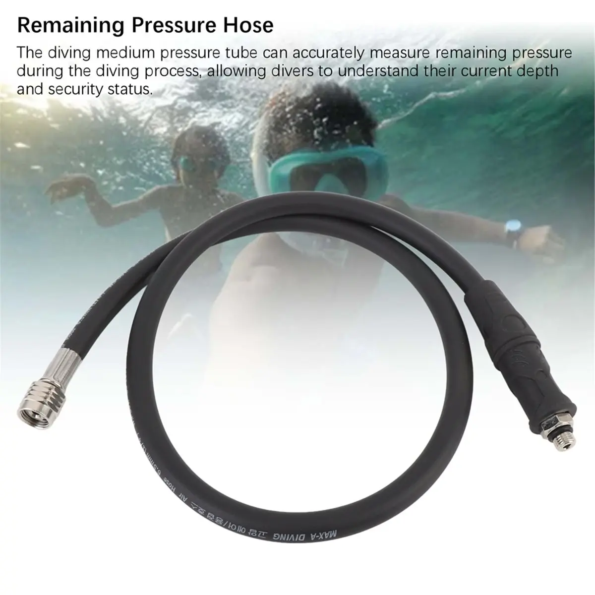 618 Mega Sale Diving Medium Pressure Hose Multifunction Diving Regulator Hose for Standard Scubas Diving