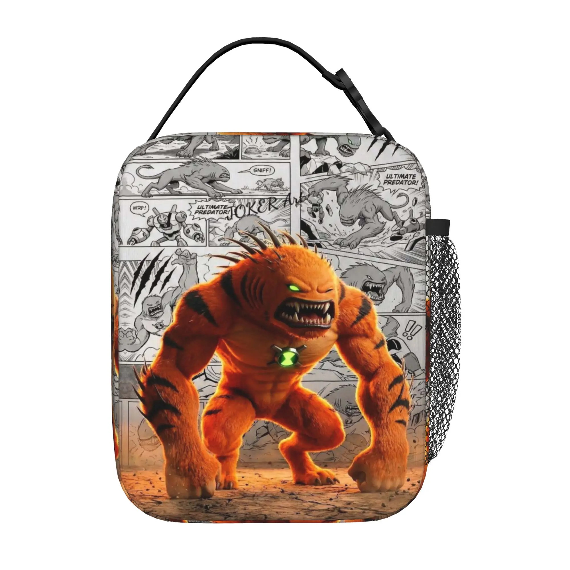 Back to school season  Lunch Bag Wildmutt Ben10 Beast Alien Print Fashion Super Quality Classic Lightweight Lunch Bag
