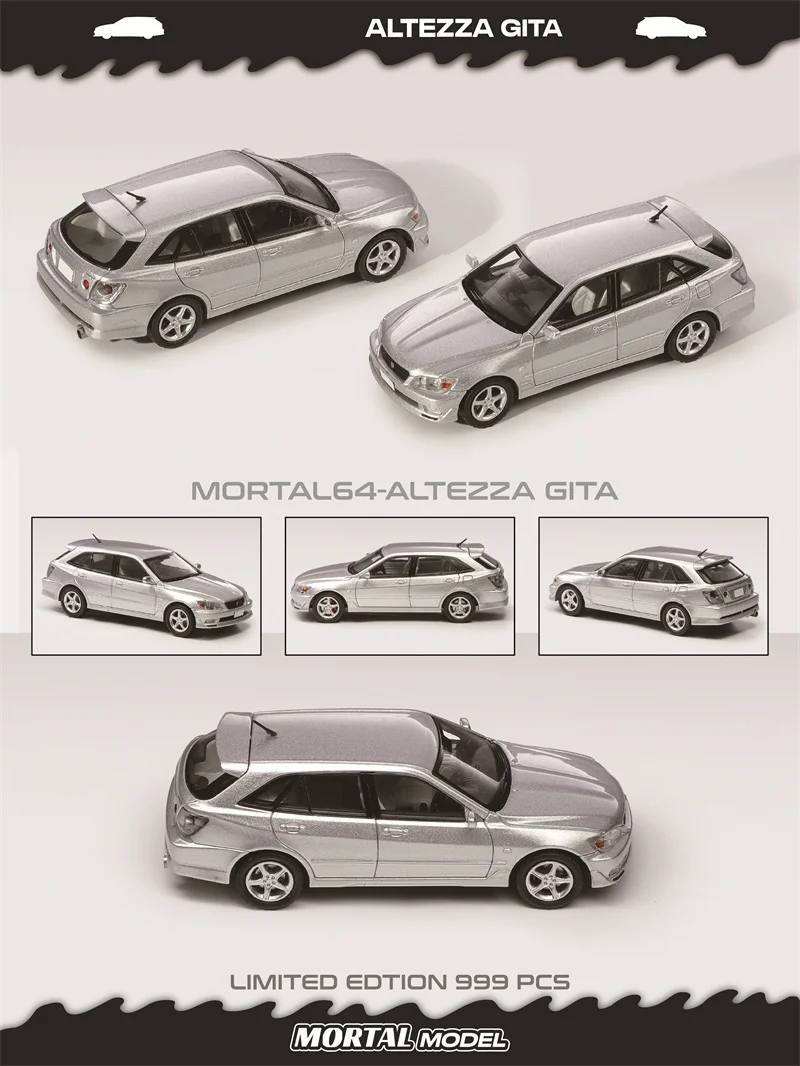 Mortal 1:64 ALTEZZA GITA ELIXIR Diecast Collector's Vehicle Model Car