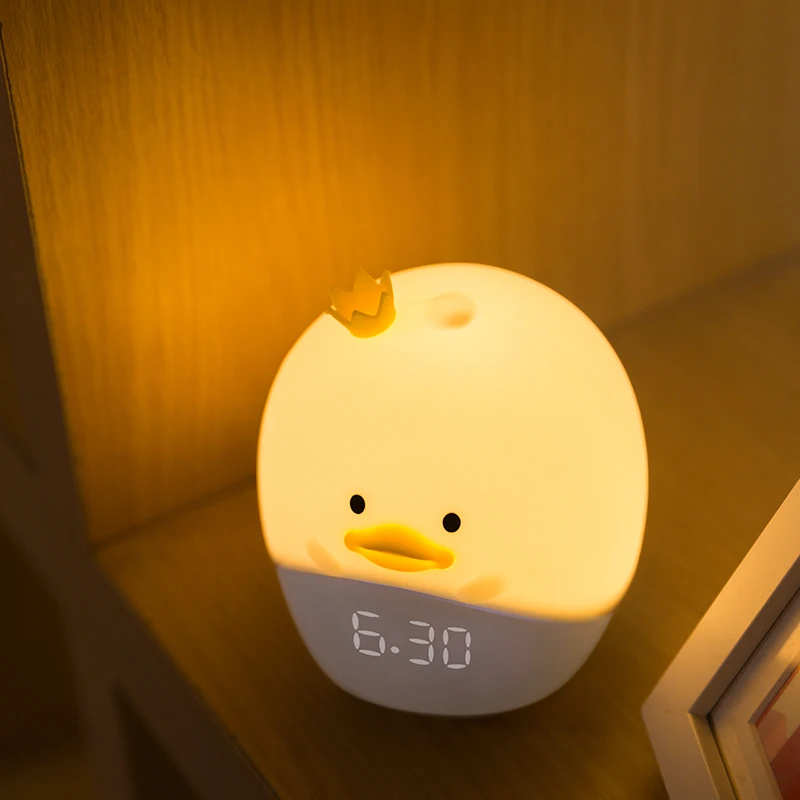 

New Product Bedroom Sleep Night Light Baby Care Bedside Alarm Clock Lighting