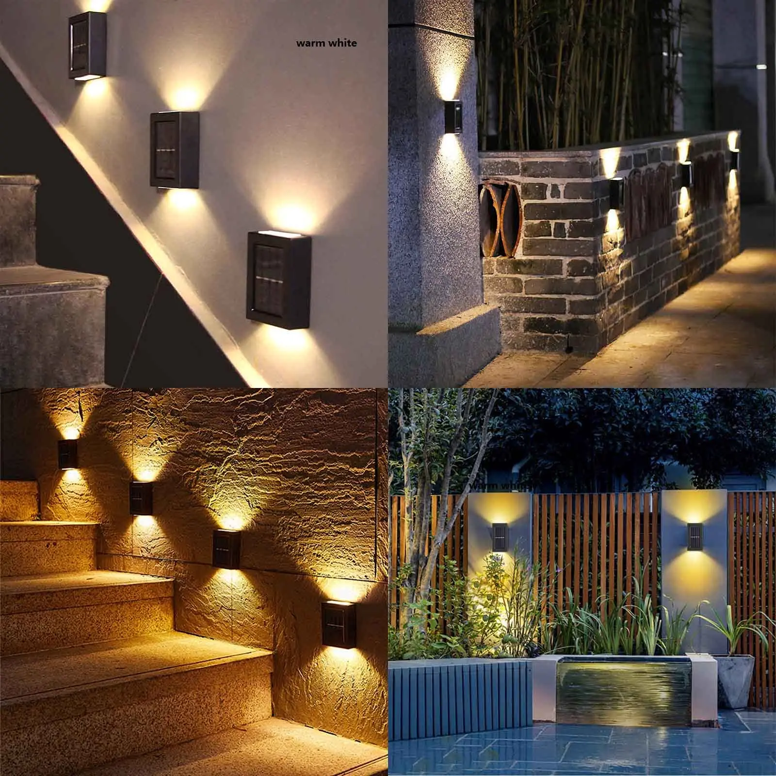 Luc Led De Pared Para Exterior, Iluminación Interior De Aluminio, Impermeable, Moderna, Para Valla, Pasillo, Casa, Edificio, Patio / Iluminación De Exterior
